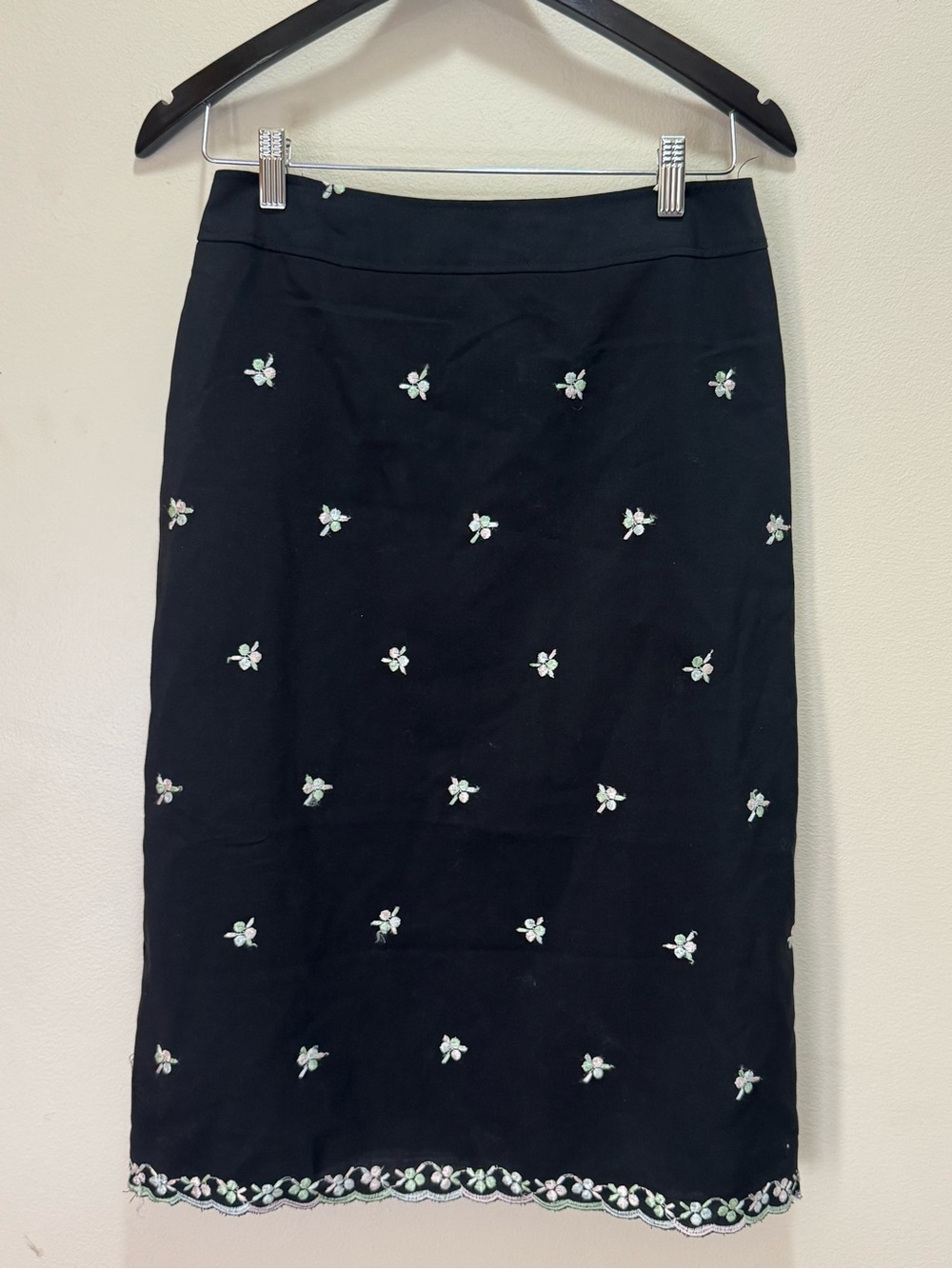 Baby O Clothing Co. Wool Blend Embroidered Vintage Skirt